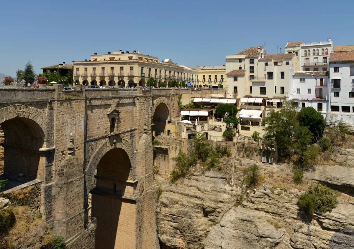 Puente Nuevo de Ronda sobre el tajo